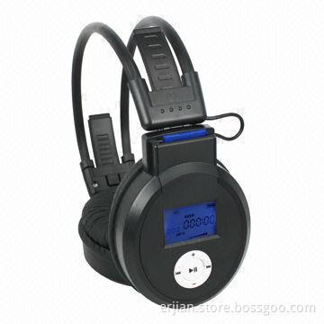 Wireless Headphones with SD Card Slot and FM Radio Function, LED Screen, OEM/ODM Orders Welcomed